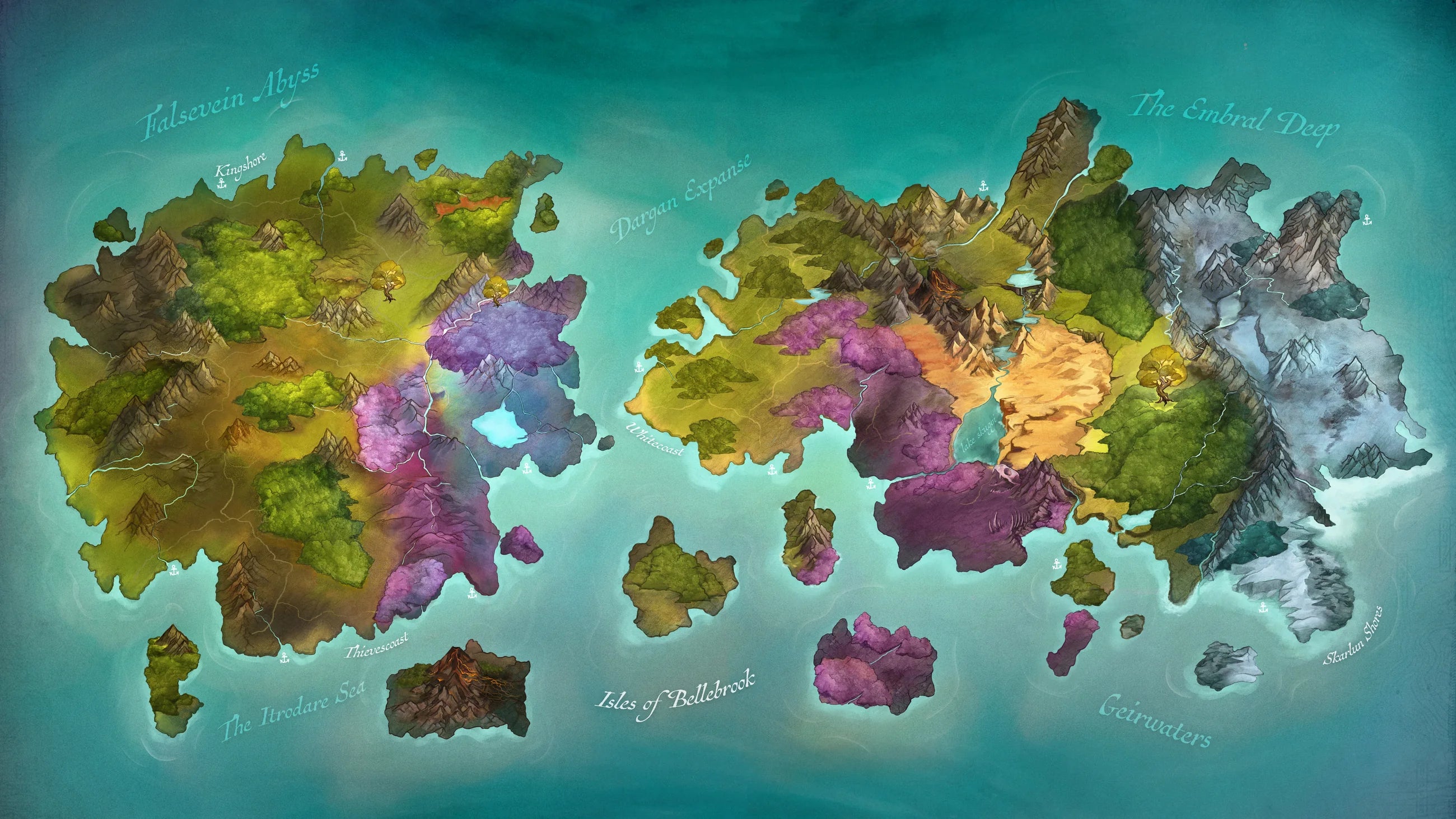Map of Akeroth